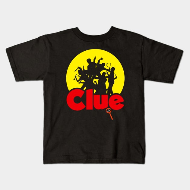 clue movie Kids T-Shirt by Mirotic Collective